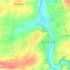 Mapa topográfico la campagne, altitud, relieve