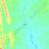 Mapa topográfico Panchari, altitud, relieve