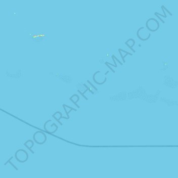 Mapa topográfico Quessant Island, altitud, relieve