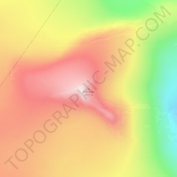 Mapa topográfico Brenibba, altitud, relieve