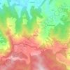 Mapa topográfico riyuni tal, altitud, relieve