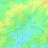 Mapa topográfico Fief Nouveau, altitud, relieve