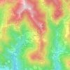 Mapa topográfico Lezzaruole, altitud, relieve