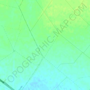 Mapa topográfico Camino de Romanos, altitud, relieve