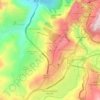 Mapa topográfico E'dkak, altitud, relieve