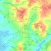 Mapa topográfico La Croix, altitud, relieve