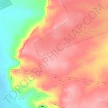 Mapa topográfico العارض, altitud, relieve