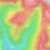 Mapa topográfico Foger, altitud, relieve