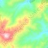 Mapa topográfico Sidi Ghalem, altitud, relieve