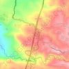 Mapa topográfico Darangdan, altitud, relieve