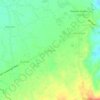 Mapa topográfico Cahigam, altitud, relieve
