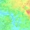 Mapa topográfico Le Pérou, altitud, relieve