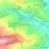 Mapa topográfico New Brancepeth, altitud, relieve