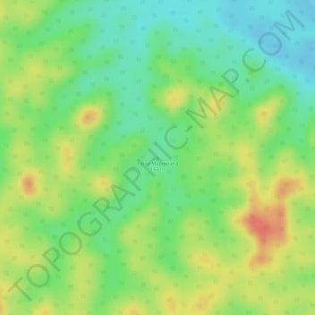 Mapa topográfico Cerro Mapiripana, altitud, relieve