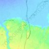 Mapa topográfico Sinnuris, altitud, relieve