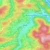 Mapa topográfico Banfe, altitud, relieve