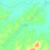 Mapa topográfico Pakuan Ratu, altitud, relieve