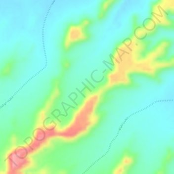 Mapa topográfico Khashm ar Rumaythah, altitud, relieve