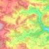 Mapa topográfico Eichig, altitud, relieve
