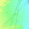 Mapa topográfico Studholme, altitud, relieve