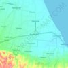 Mapa topográfico Kapongan, altitud, relieve