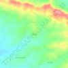 Mapa topográfico Sadah, altitud, relieve