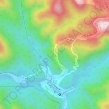 Mapa topográfico Appachimedu, altitud, relieve