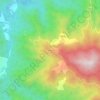 Mapa topográfico Tardam, altitud, relieve