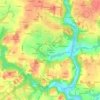 Mapa topográfico Mon Désir, altitud, relieve