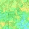 Mapa topográfico Les Gouffres, altitud, relieve