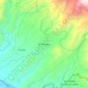 Mapa topográfico El Porvenir, altitud, relieve
