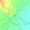 Mapa topográfico Devakottai, altitud, relieve