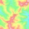 Mapa topográfico Hinandayan, altitud, relieve