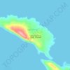 Mapa topográfico Cadena de Amor, altitud, relieve