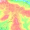 Mapa topográfico Alto Porotoyacu, altitud, relieve