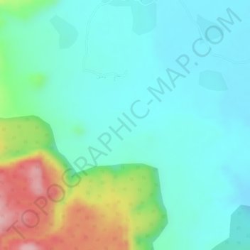Mapa topográfico Dera, altitud, relieve