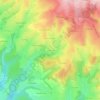 Mapa topográfico La Ranche, altitud, relieve
