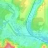 Mapa topográfico Saint-Remy-l'Abbaye, altitud, relieve