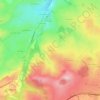 Mapa topográfico Le Bouis, altitud, relieve