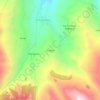 Mapa topográfico Shagllay, altitud, relieve