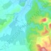 Mapa topográfico Hameau de Cal, altitud, relieve