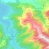 Mapa topográfico Aït Halli, altitud, relieve