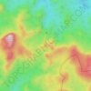 Mapa topográfico Grand High Tops, altitud, relieve
