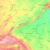 Mapa topográfico Būndi, altitud, relieve