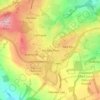 Mapa topográfico Annfield Plain, altitud, relieve