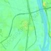 Mapa topográfico البدرشين, altitud, relieve