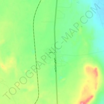 Mapa topográfico Port Said, altitud, relieve