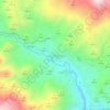 Mapa topográfico Guájar Faragüit, altitud, relieve
