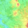 Mapa topográfico Frühling, altitud, relieve