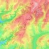 Mapa topográfico Herweg, altitud, relieve